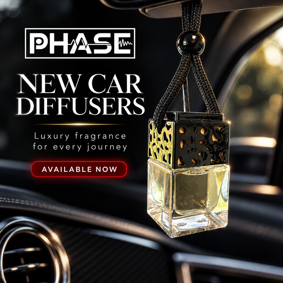 Luxury Car Diffuser UK | Refillable Car Air Freshener | Phase – Phase ...