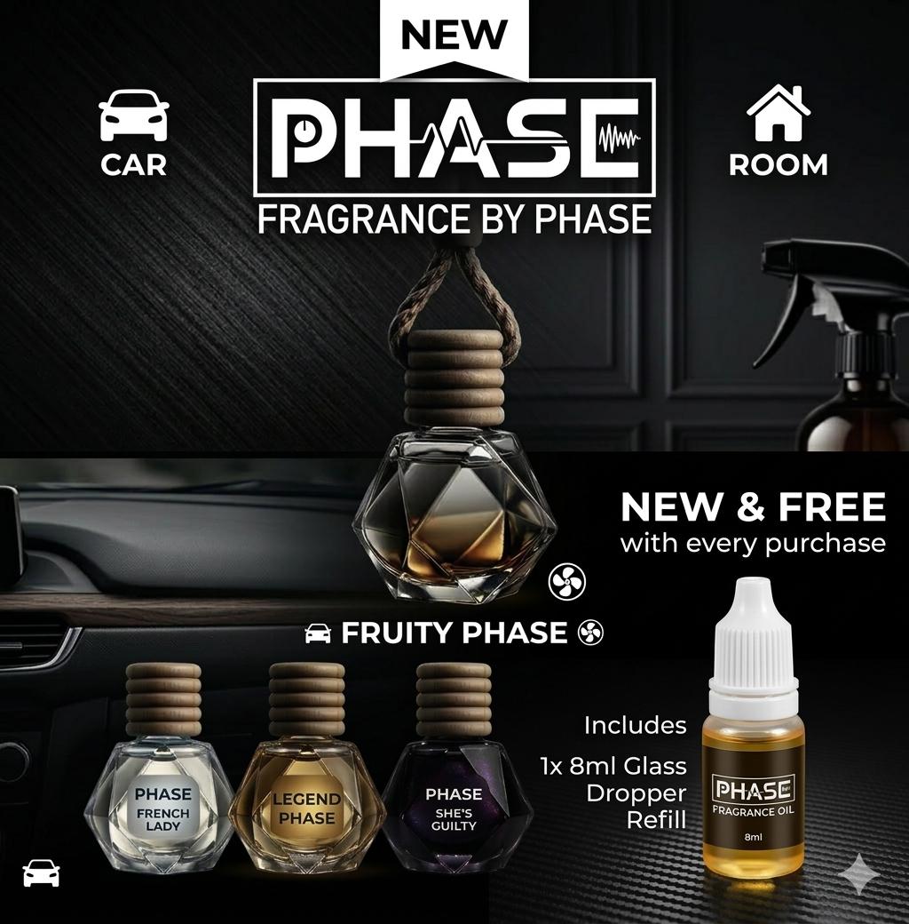 NEW Phase Car Fresheners - Phase Fragrances