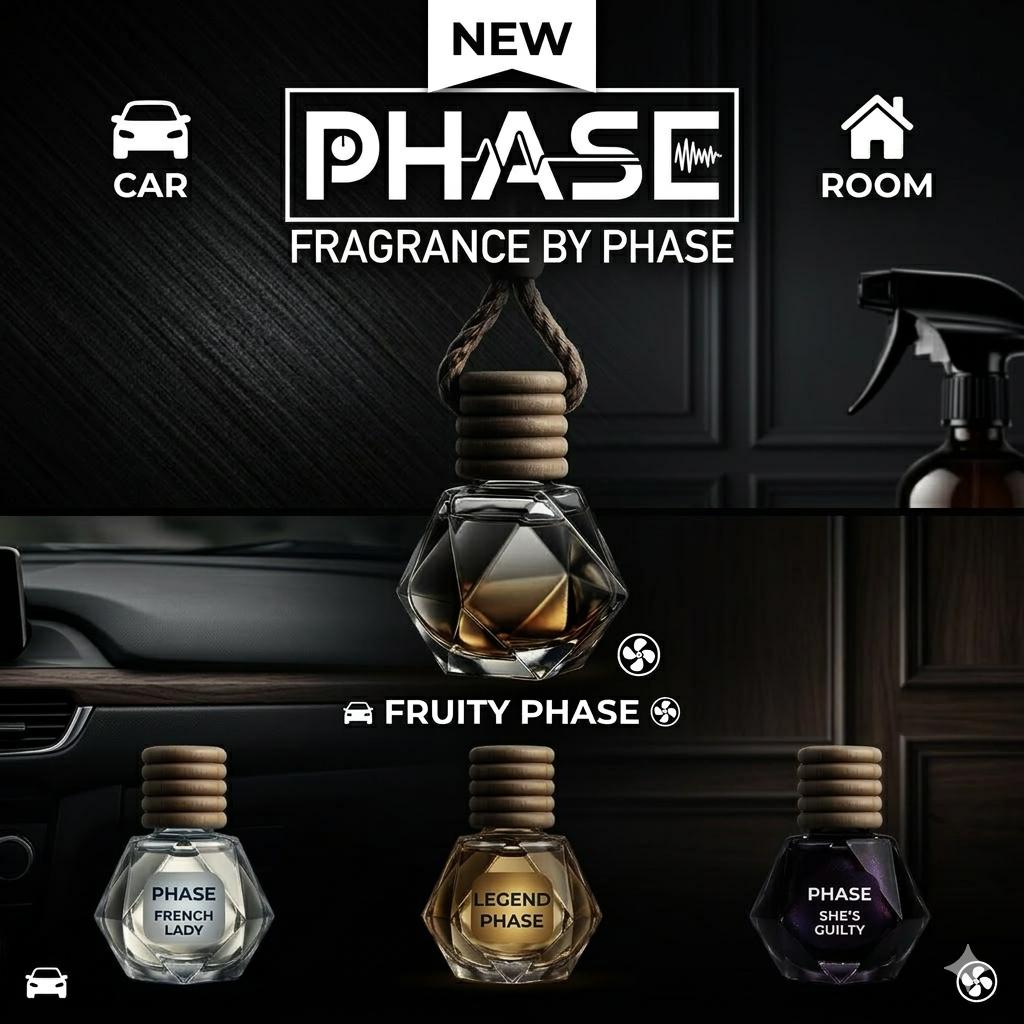 NEW Phase Car Fresheners - Phase Fragrances