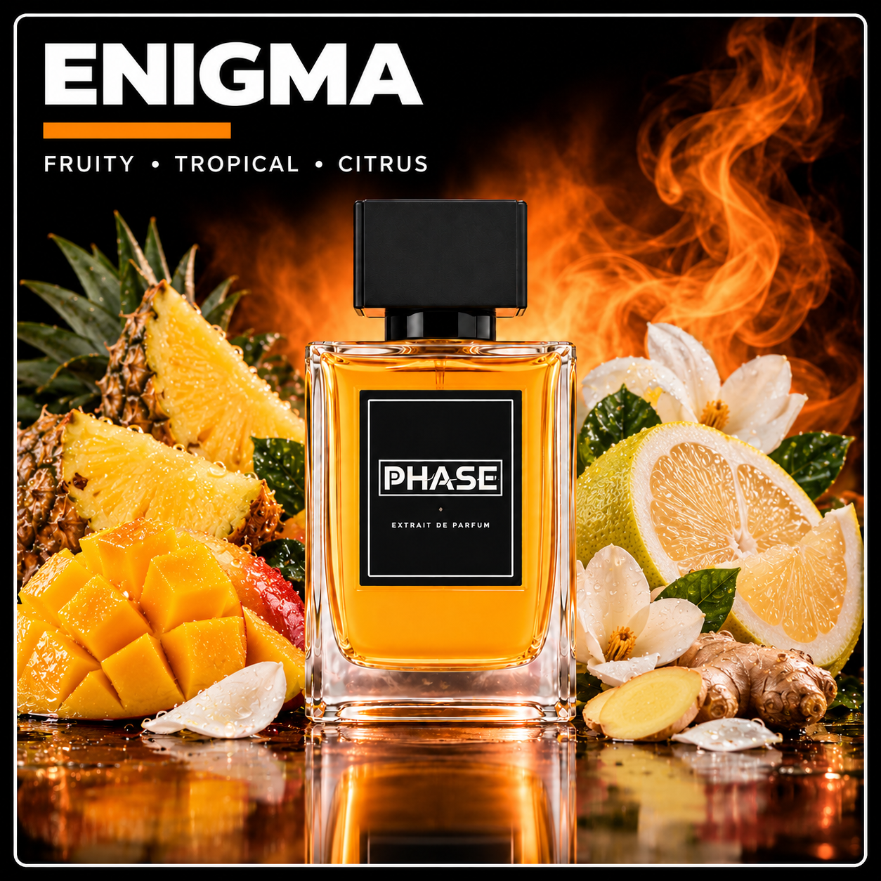 Enigma by Phase Fragrances – fruity tropical citrus Extrait de Parfum