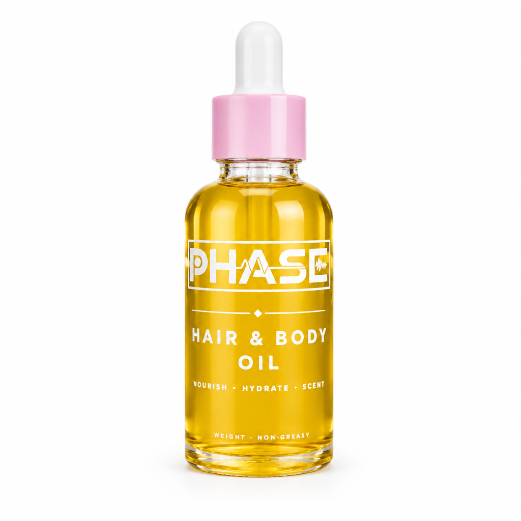 Peach Petal hair and body oil by Phase Fragrances