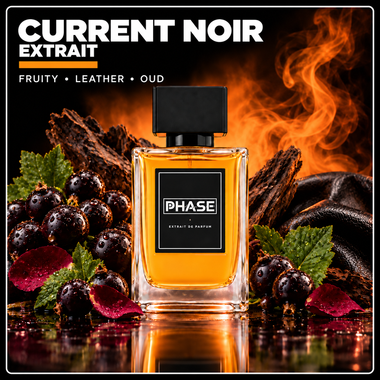 Current Noir Extrait by Phase Fragrances – fruity leather oud fragrance