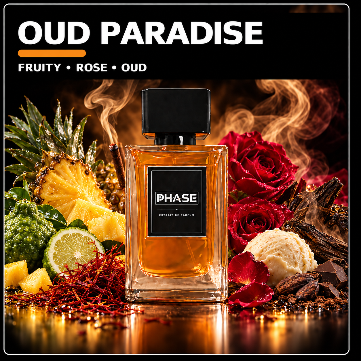 Oud Paradise by Phase Fragrances – fruity • rose • oud perfume