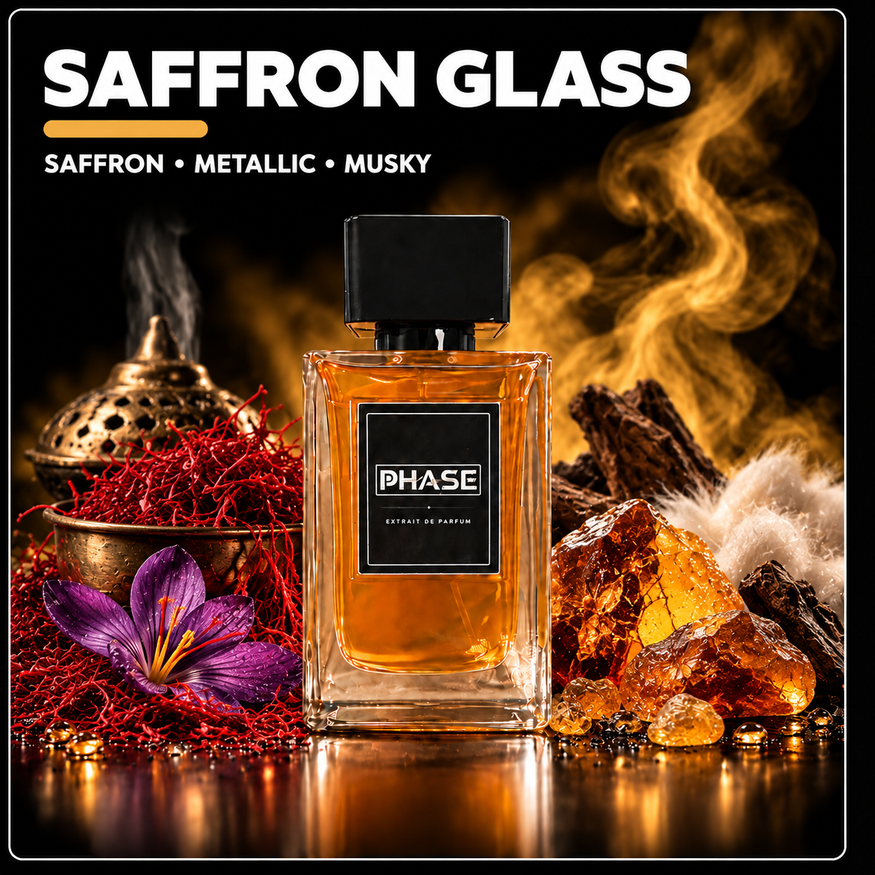 SAFFRON GLASS by Phase Fragrances