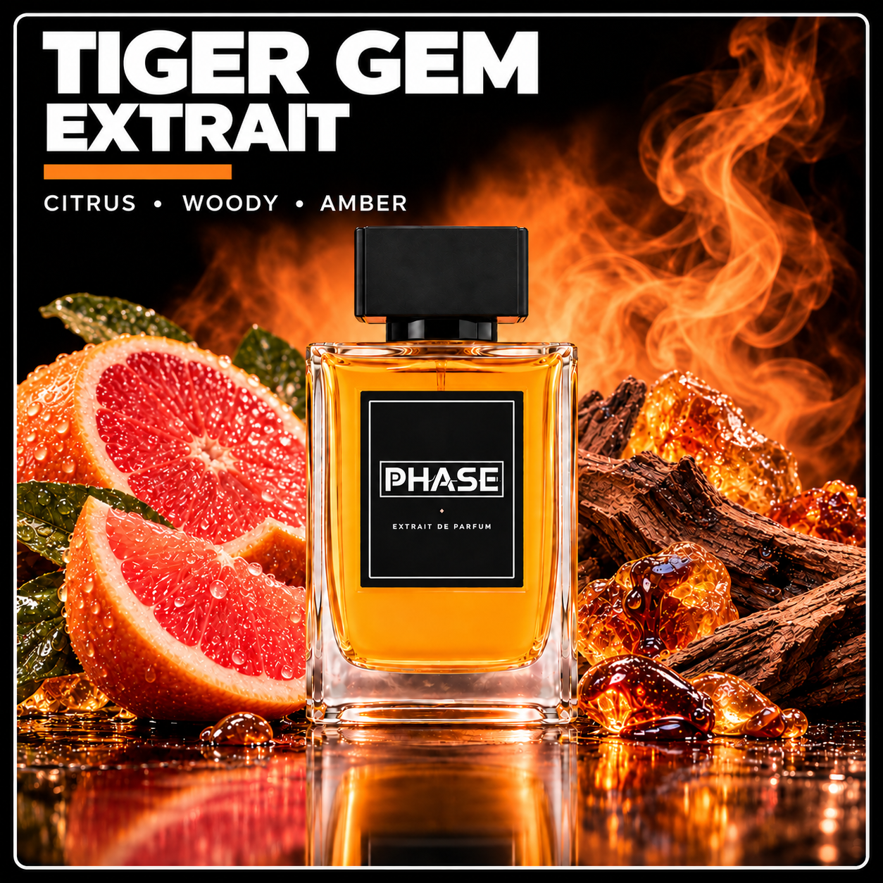 Tiger Gem Extrait by Phase Fragrances – citrus woody amber fragrance