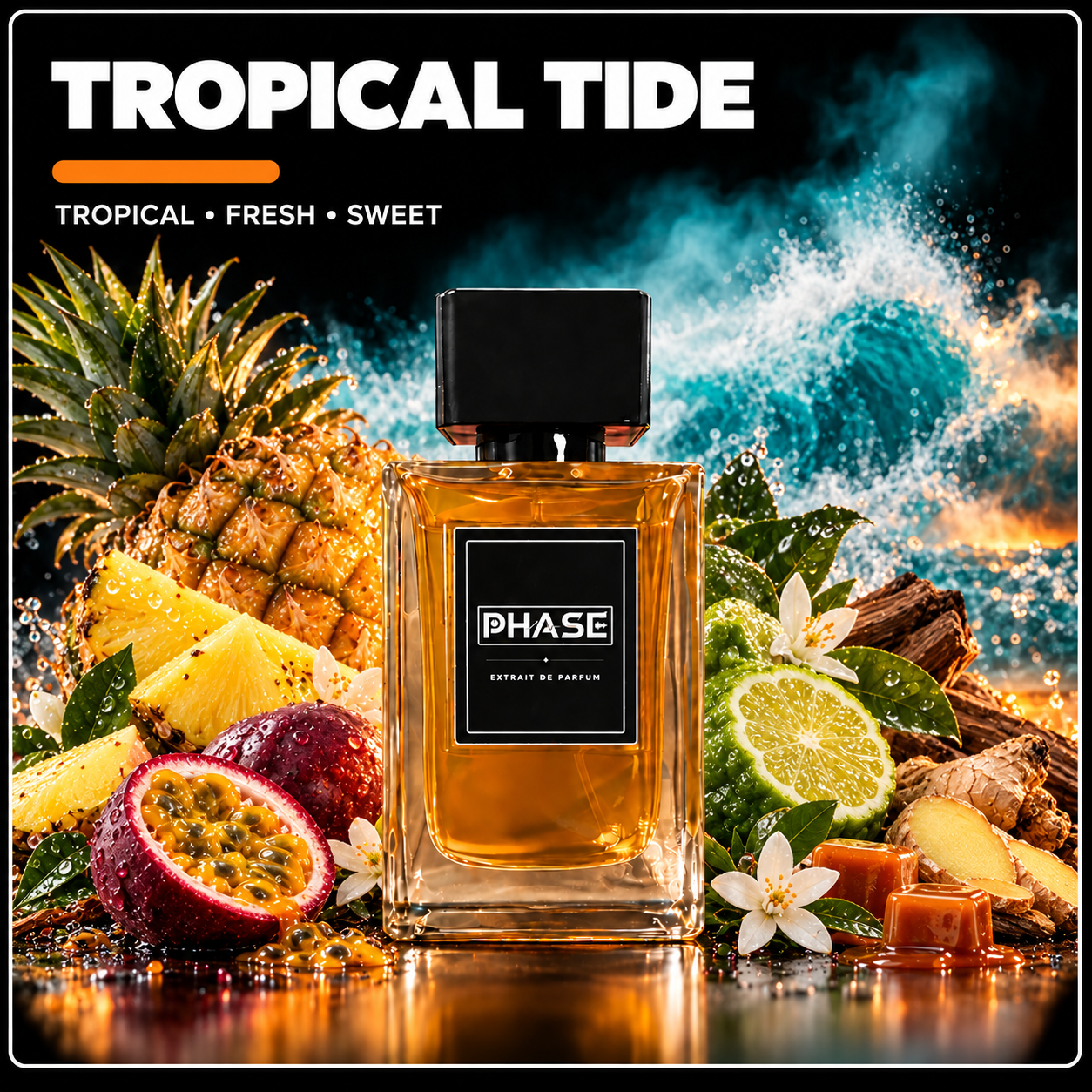 Tropical Tide by Phase Fragrances – tropical fresh sweet unisex perfume inspired by Loumari Porthole