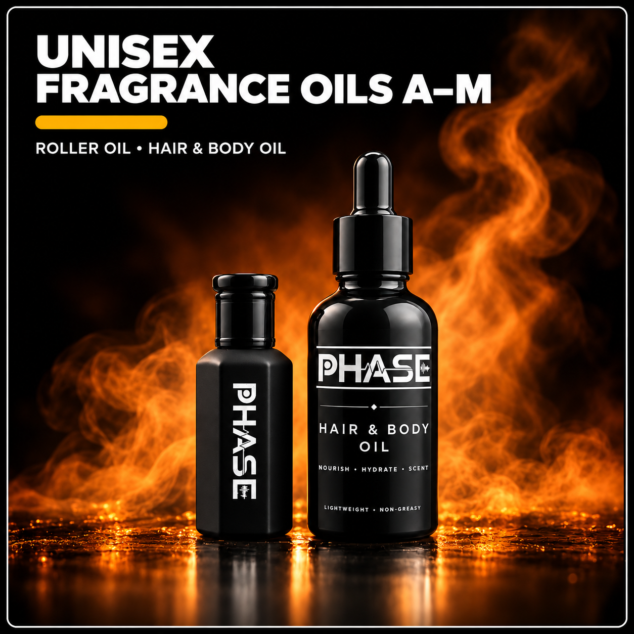 UNISEX FRAGRANCE OILS – Phase roller oil and hair & body oil