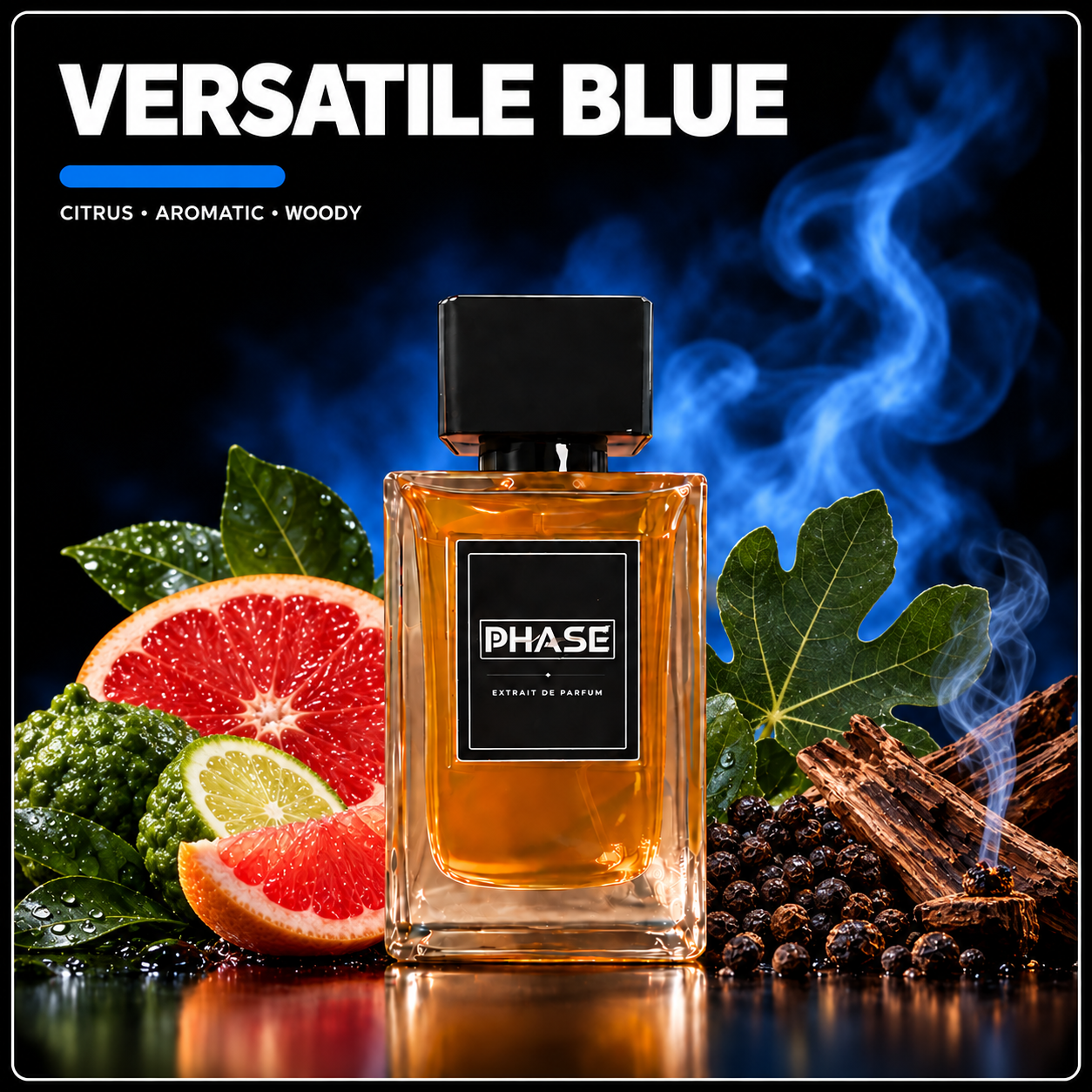 Versatile Blue by Phase Fragrances – citrus, aromatic and woody