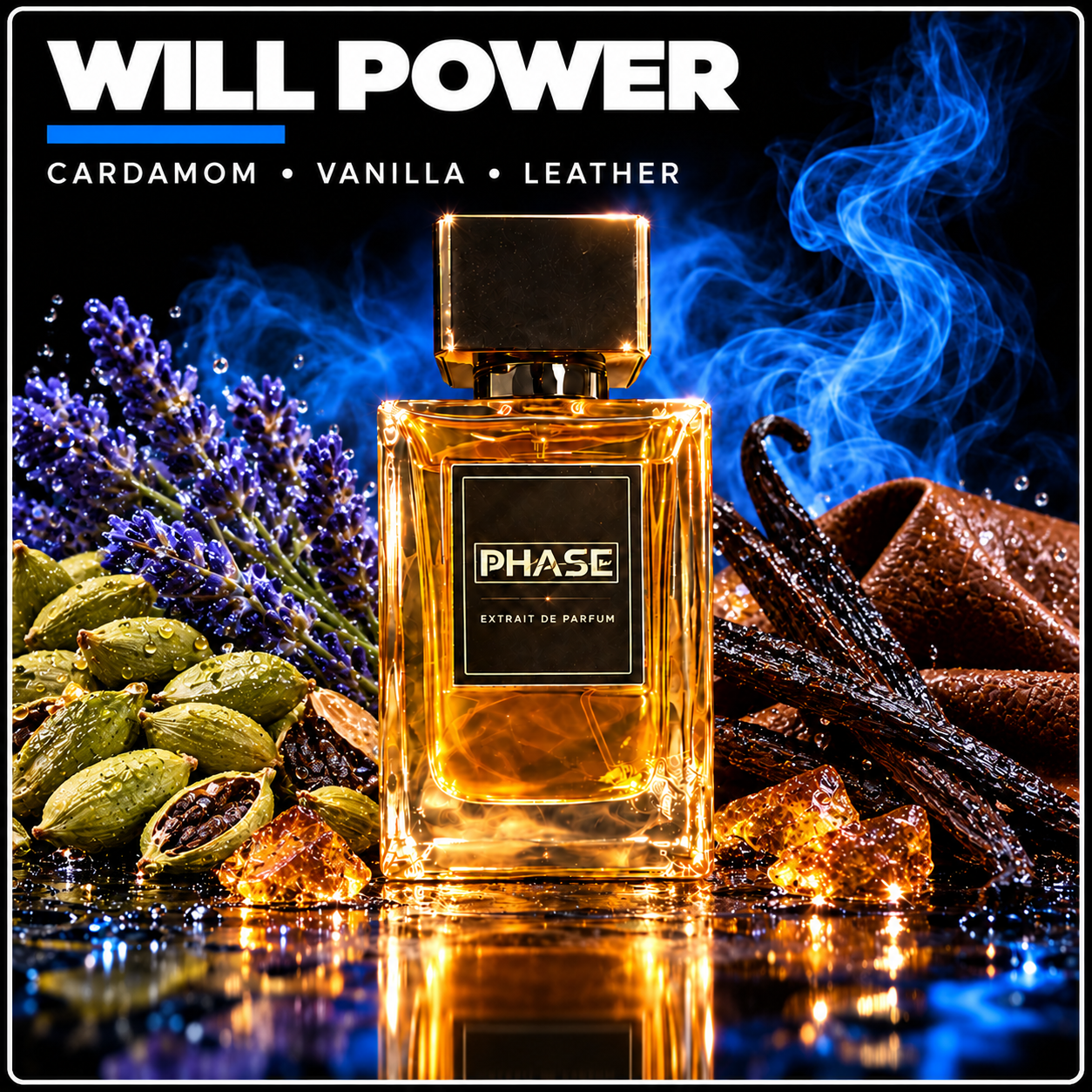 Will Power by Phase Fragrances — cardamom • vanilla • leather